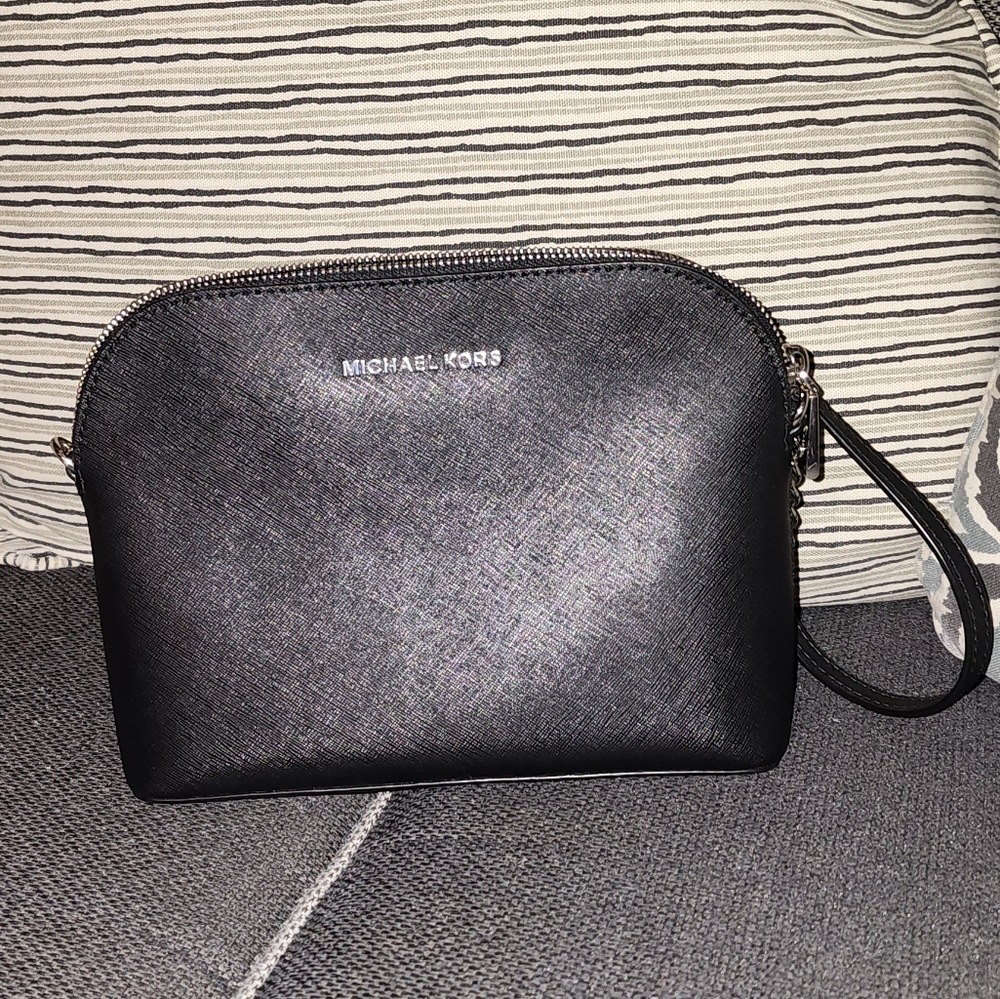 Michael Kors Black Toiletry Bag Compact Design